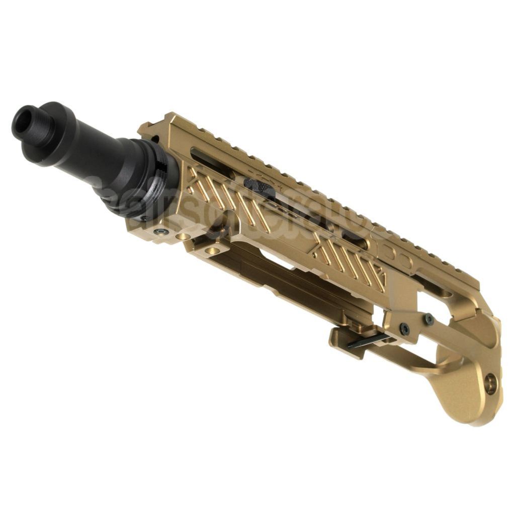 Kit de conversion de carabine 5KU Type-A avec M1913 Rail Crosse Adaptateur Convient pour Action Army AAP-01 Série GBB Pistolet Airsoft