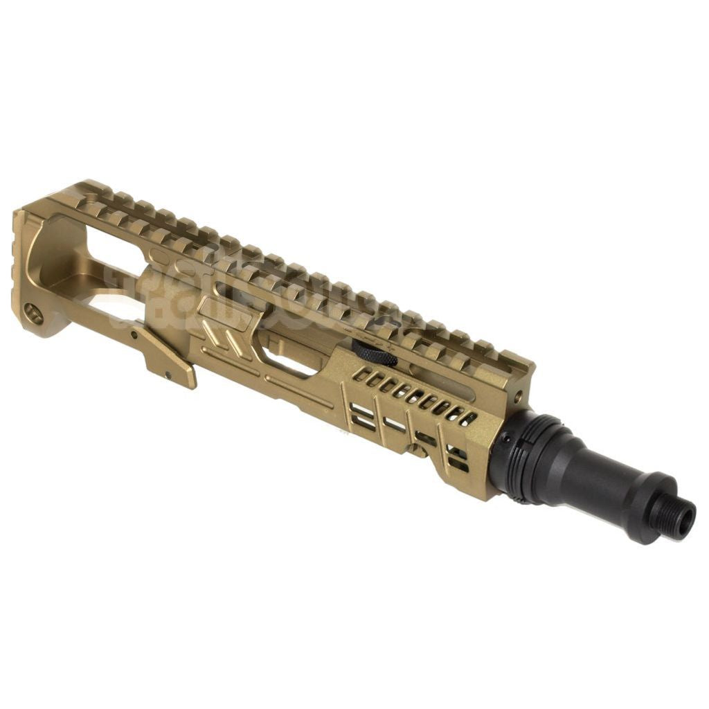 Kit de conversion de carabine 5KU Type-B avec M1913 Rail Crosse Adaptateur Convient pour Action Army AAP-01 Série GBB Pistolet Airsoft