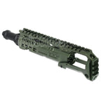 Kit de conversion de carabine 5KU Type-B avec M1913 Rail Crosse Adaptateur Convient pour Action Army AAP-01 Série GBB Pistolet Airsoft