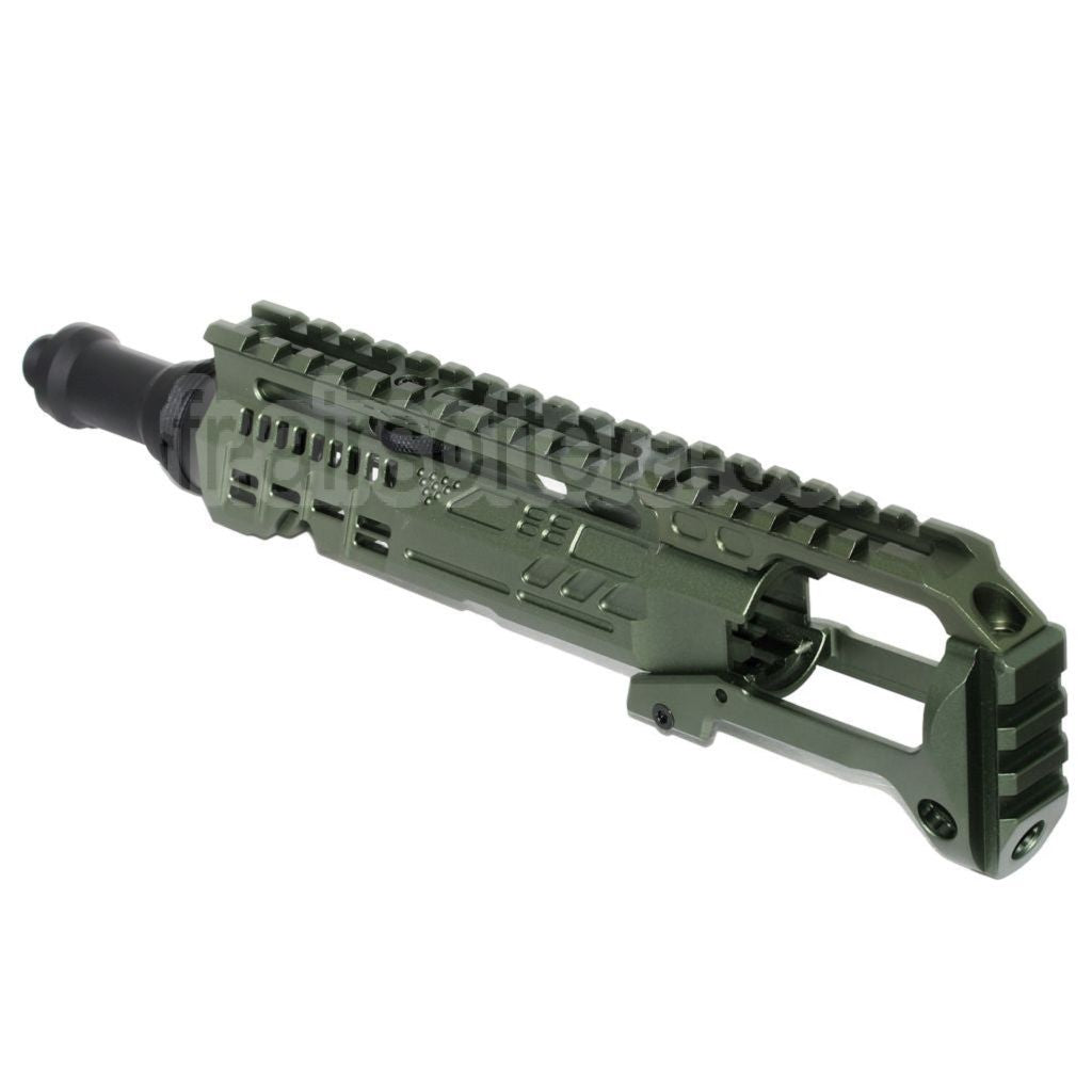 Kit de conversion de carabine 5KU Type-B avec M1913 Rail Crosse Adaptateur Convient pour Action Army AAP-01 Série GBB Pistolet Airsoft