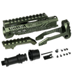 Kit de conversion de carabine 5KU Type-B avec M1913 Rail Crosse Adaptateur Convient pour Action Army AAP-01 Série GBB Pistolet Airsoft