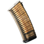 CYMA 170 Billes Mip-Cap Bulgare Waffle Chargeur Convient pour AK Série AEG Fusil Airsoft Translucide Brun