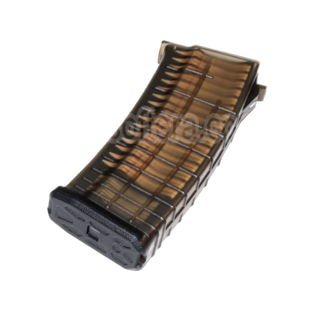 CYMA 170 Billes Mip-Cap Bulgare Waffle Chargeur Convient pour AK Série AEG Fusil Airsoft Translucide Brun