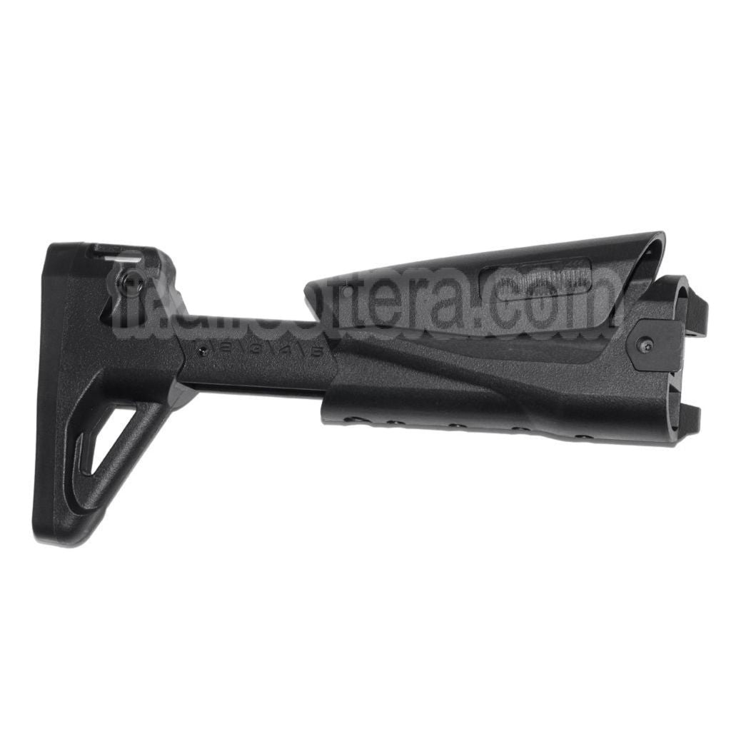 CYMA 5-Positions Rétractable Side Pliable Crosse Convient pour CYMA Platinum Edition CM103 AK Alfa AEG Fusil Airsoft Noir