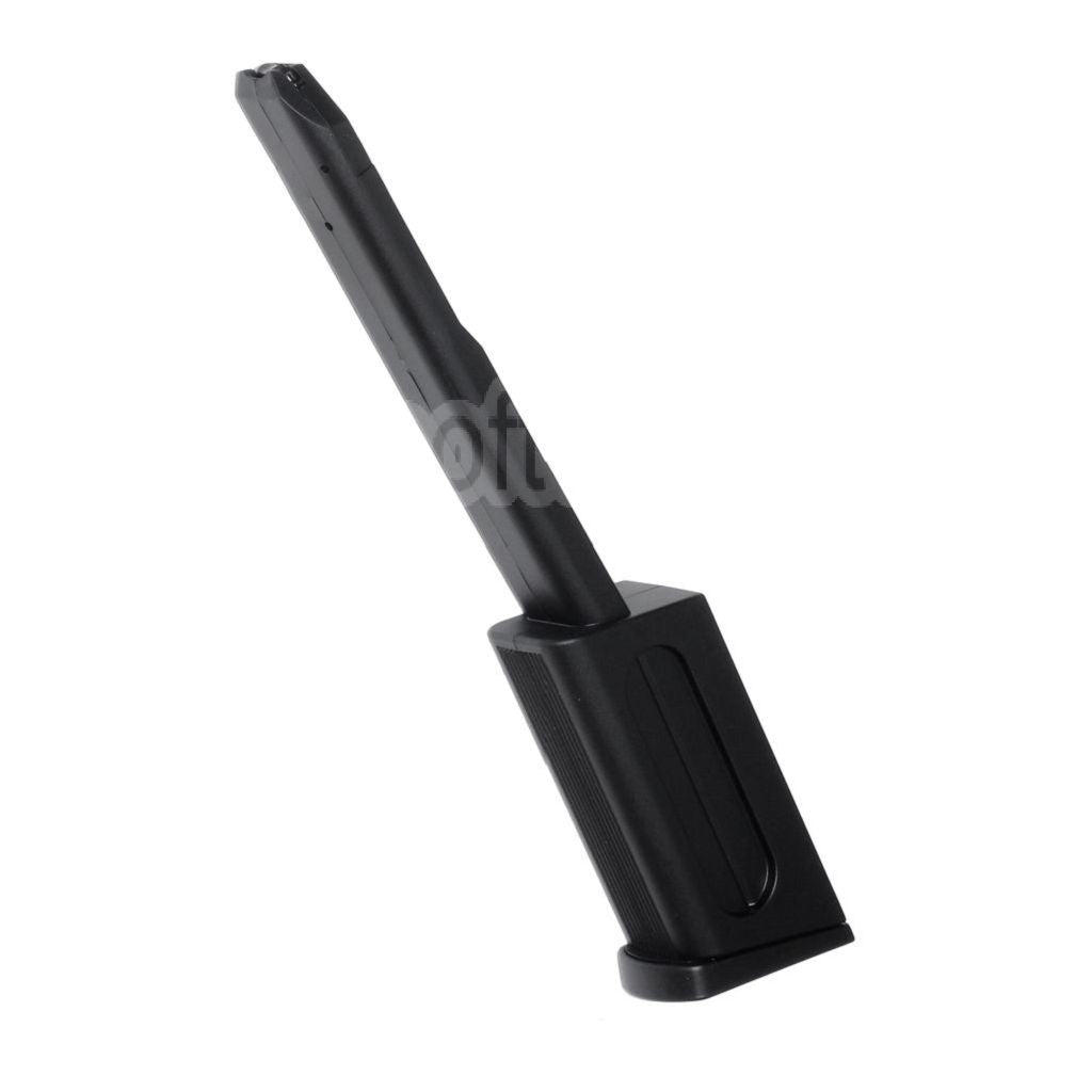 Chargeur long CYMA 80 billes compatible avec les pistolets airsoft CYMA CM030, CM122, CM123, CM126, CM126S, CM127, CM131, CM132S, G18C, 1911, M9, M92, P226 et Tokyo Marui G18C AEP.