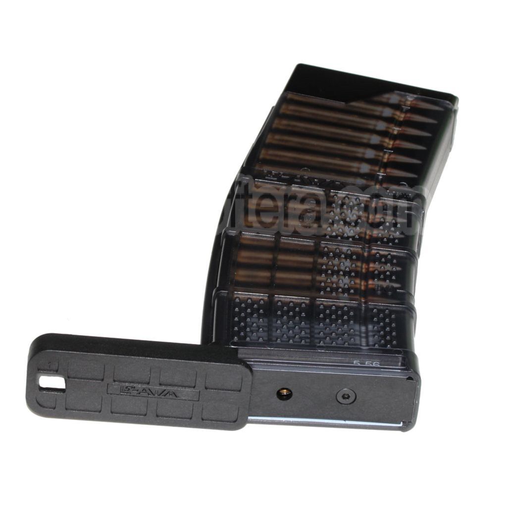 CYMA Lancer Systems L5AWM 5.56 30 Billes Gaz Chargeur Convient pour CYMA CGS Tokyo Marui M4 M16 Série MWS GBB Fusil Airsoft