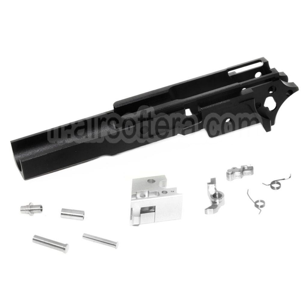 5KU CNC Aluminium Milieu Châssis Type-2 Infinity Convient pour Tokyo Marui Hi-Capa Série GBB Pistolet Airsoft