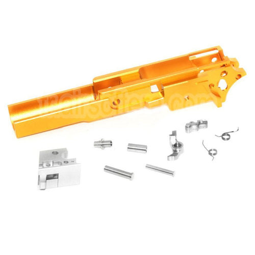 5KU CNC Aluminium Milieu Châssis Type-2 Infinity Convient pour Tokyo Marui Hi-Capa Série GBB Pistolet Airsoft