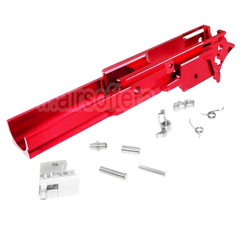 5KU CNC Aluminium Milieu Châssis Type-3 Convient pour Tokyo Marui Hi-Capa Série GBB Pistolet Airsoft