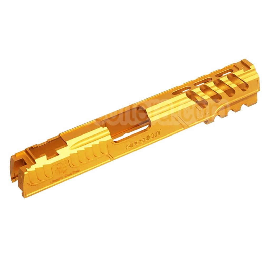 Ensemble de Glissière Limcat Speed ​​Cat en aluminium CNC 5KU, adapté pour Tokyo Marui hi-capa 5.1 1911 série GBB Pistolet Airsoft