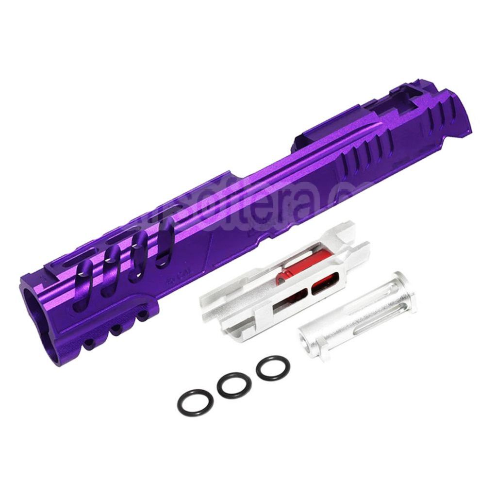 Ensemble de Glissière Limcat Speed ​​Cat en aluminium CNC 5KU, adapté pour Tokyo Marui hi-capa 5.1 1911 série GBB Pistolet Airsoft