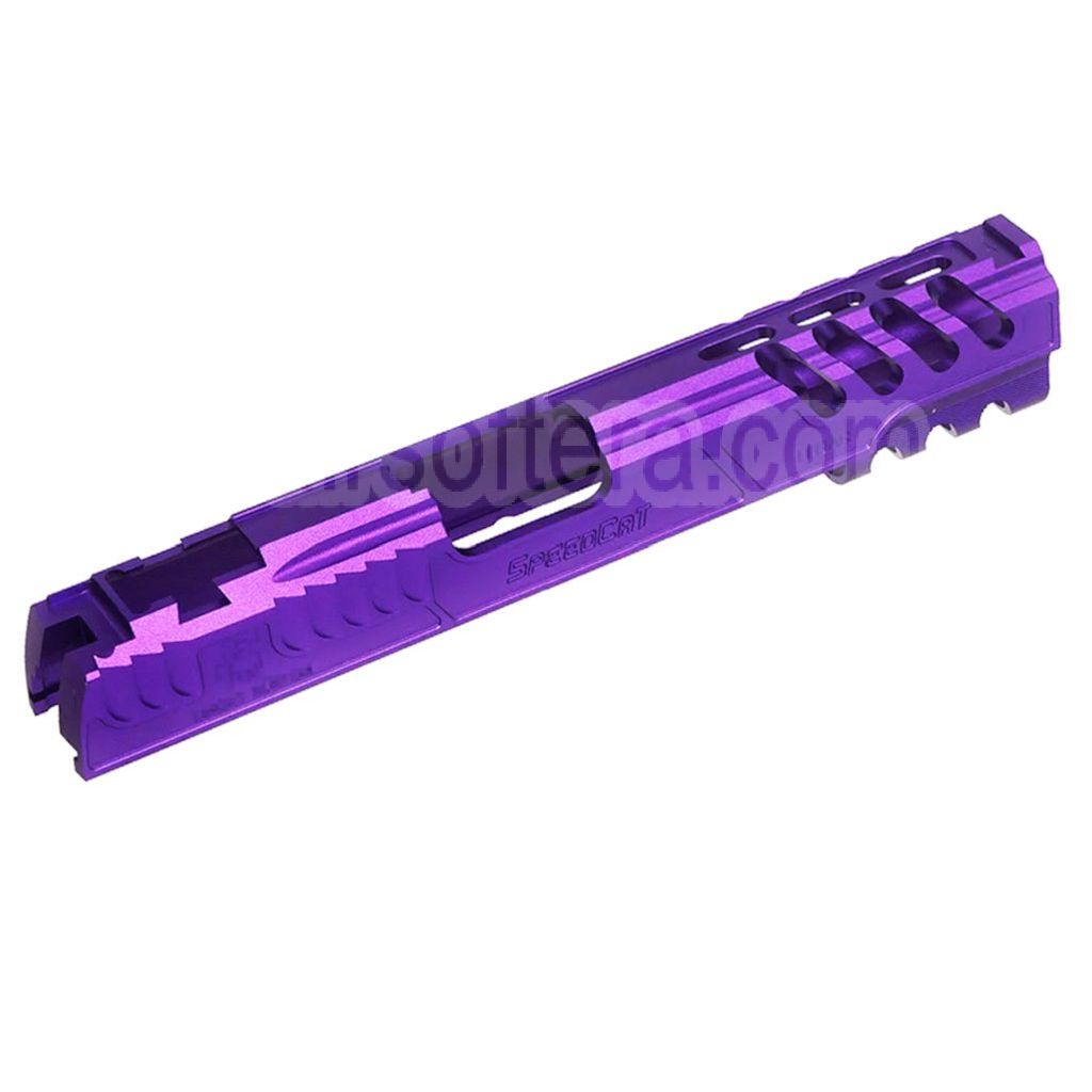 Ensemble de Glissière Limcat Speed ​​Cat en aluminium CNC 5KU, adapté pour Tokyo Marui hi-capa 5.1 1911 série GBB Pistolet Airsoft