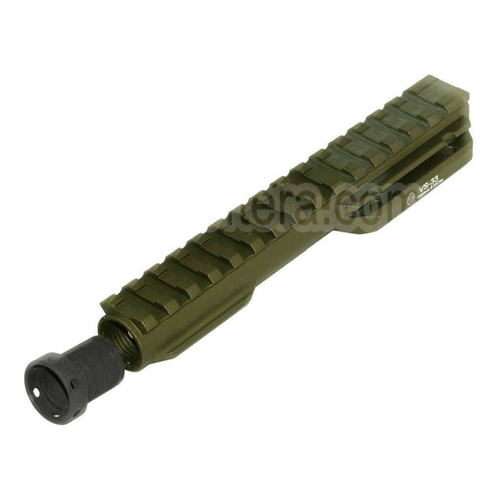 5KU 20mm Picatinny Top Rail VS-33 Tube de Gaz adapté pour LCT GHK CYMA d-boys Tokyo Marui AK Série AEG GBB Fusil Airsoft