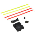 Guns Modify GM CNC Acier Low Profile Fibre Optique Guidon Hausse Set Convient pour Umarex VFC G-Série Version.1 GBB Pistolet Airsoft