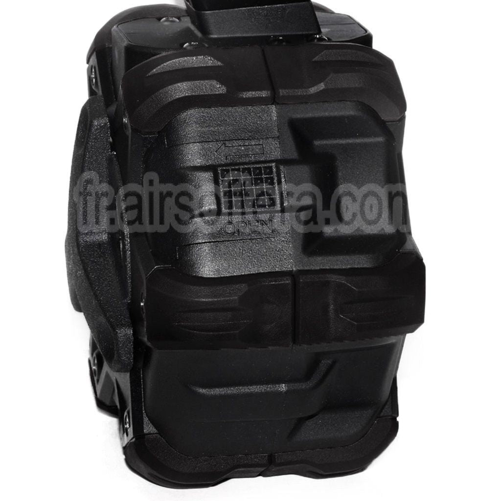 WE (WE-TECH) 350 Billes Gaz Chargeur Tambour Convient pour G17 G18C G-Série GBB Pistolet Airsoft