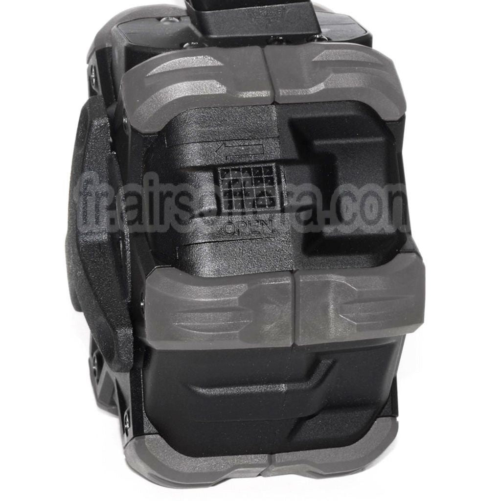 WE (WE-TECH) 350 Billes Gaz Chargeur Tambour Convient pour G17 G18C G-Série GBB Pistolet Airsoft