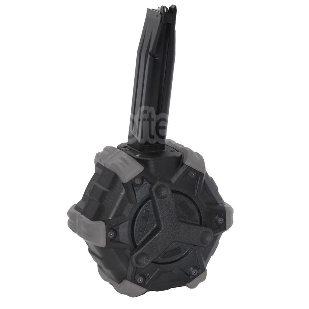 WE (WE-TECH) 350 Billes Gaz Chargeur Tambour Convient pour Hi-Capa GBB Pistolet Airsoft