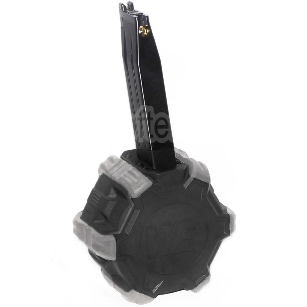 WE (WE-TECH) 350 Billes Gaz Chargeur Tambour Convient pour Hi-Capa GBB Pistolet Airsoft