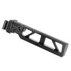 5KU Aluminium 6-Positions Skeleton ST-6 Pliable Crosse Tube avec Adaptateur Convient pour E&amp;L AKS74 AK-105 Série AEG GBB Fusil Airsoft Noir