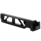 5KU Aluminium 6-Positions Skeleton ST-6 Pliable Crosse Tube avec Adaptateur Convient pour E&amp;L AKS74 AK-105 Série AEG GBB Fusil Airsoft Noir