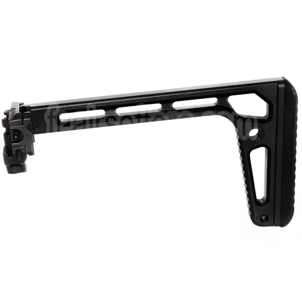 5KU 205mm Minimalist Plus Pliable Crosse Convient pour MCX / MPX M1913 Interface Fusil Airsoft Noir