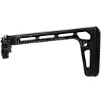 5KU 205mm Minimalist Plus Pliable Crosse Convient pour MCX / MPX M1913 Interface Fusil Airsoft Noir