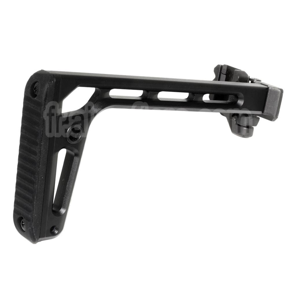5KU 205mm Minimalist Plus Pliable Crosse Convient pour MCX / MPX M1913 Interface Fusil Airsoft Noir