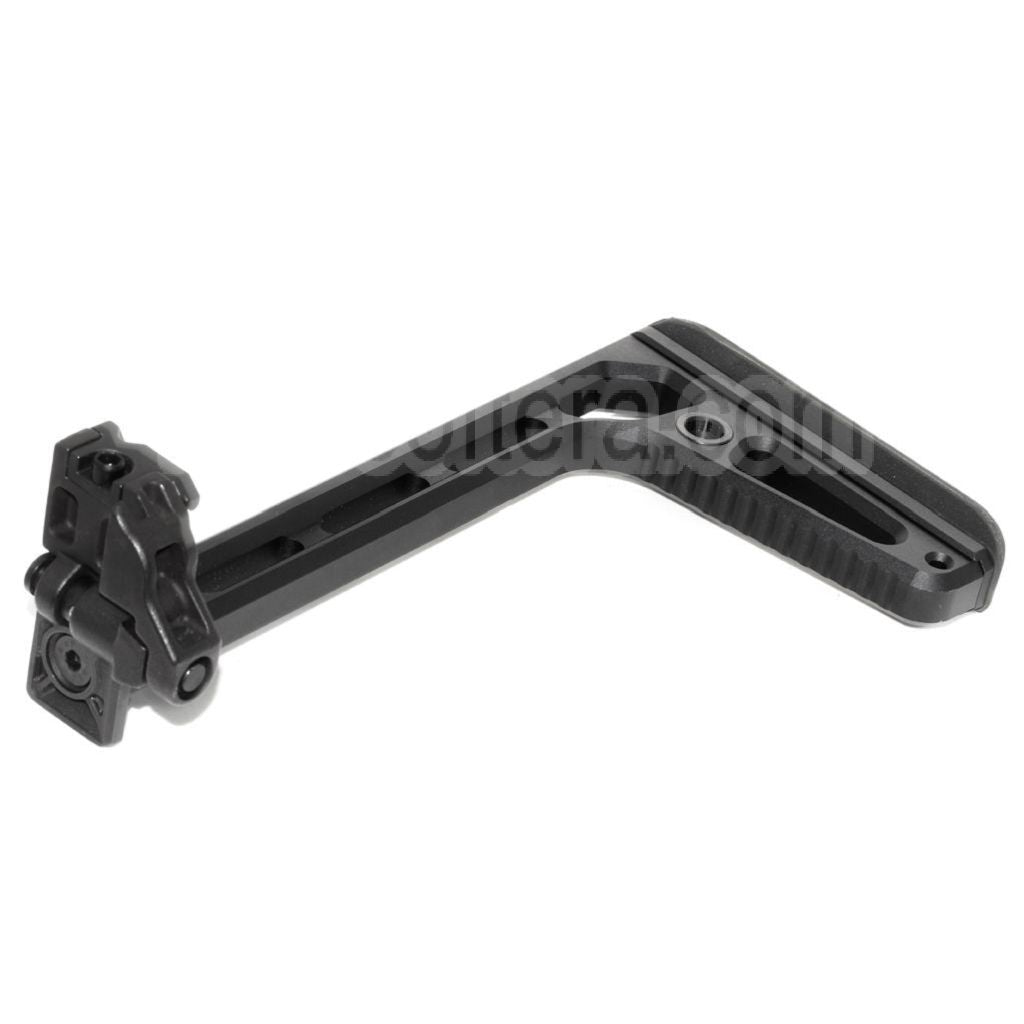 5KU 205mm Minimalist Plus Pliable Crosse Convient pour MCX / MPX M1913 Interface Fusil Airsoft Noir