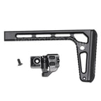 5KU 205mm Minimalist Plus Pliable Crosse Convient pour MCX / MPX M1913 Interface Fusil Airsoft Noir