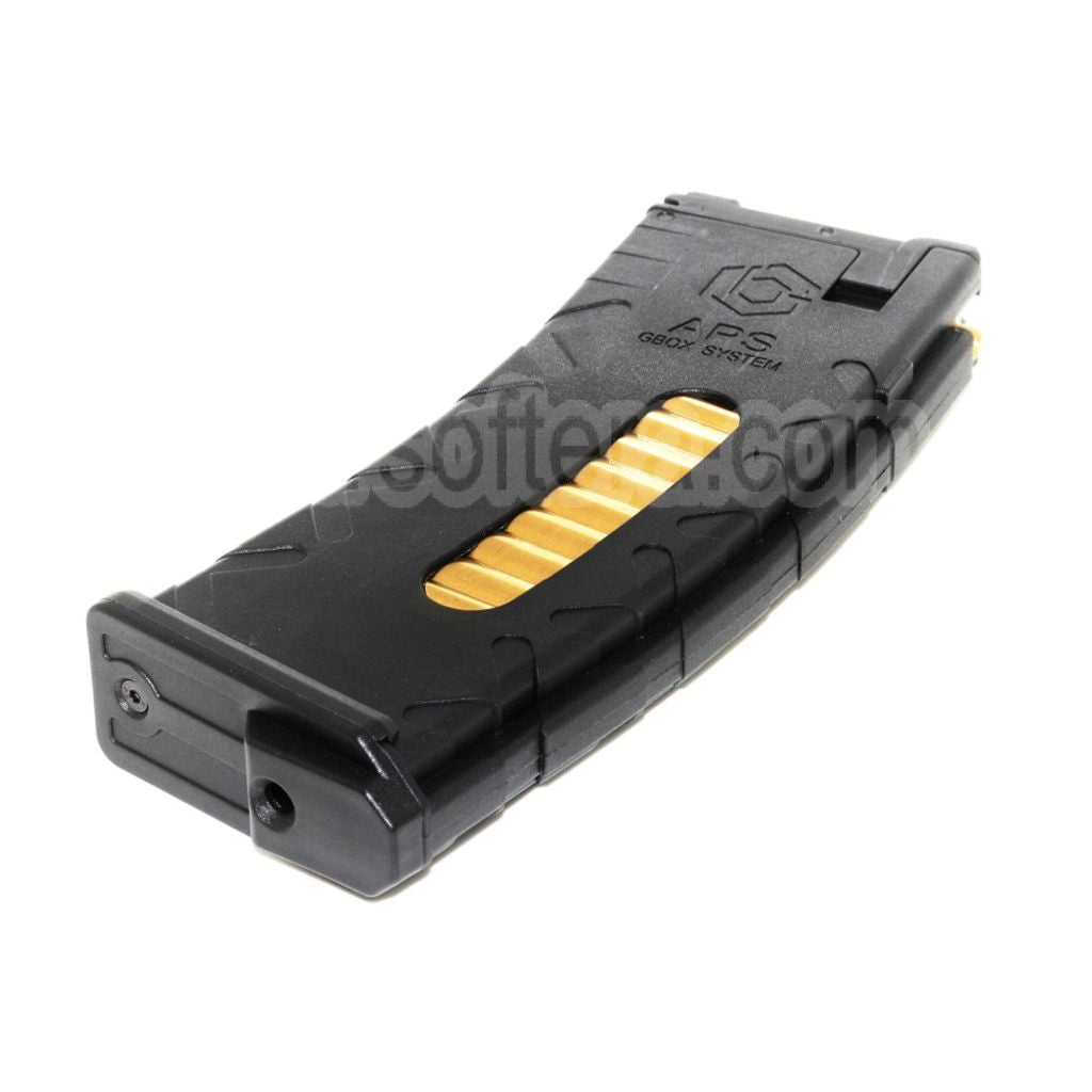 APS 36 Billes Polymère Gaz Chargeur Convient pour APS Xtreme GBox Série M4 GBB Fusil Airsoft Noir