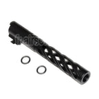 5KU 5 Pouces 123/127mm CNC Tornade Spirale Hollow Canon Extérieur +11mm CW sens horaire Convient pour Armorer Works AW WE-TECH Tokyo Marui Hi-Capa 5.1 GBB Pistolet Airsoft
