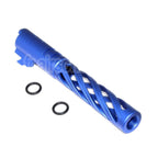 5KU 5 Pouces 123/127mm CNC Tornade Spirale Hollow Canon Extérieur +11mm CW sens horaire Convient pour Armorer Works AW WE-TECH Tokyo Marui Hi-Capa 5.1 GBB Pistolet Airsoft