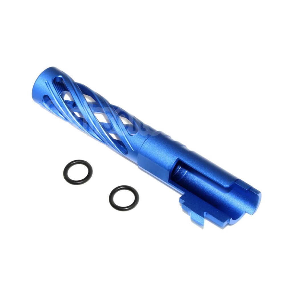 5KU 4.3 pouces 106mm/110mm CNC Tornade spirale creuse Canon extérieur + 11mm CW convient pour Tokyo Marui hi-capa 4.3 GBB Pistolet Airsoft