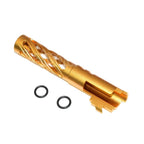 5KU 4.3 pouces 106mm/110mm CNC Tornade spirale creuse Canon extérieur + 11mm CW convient pour Tokyo Marui hi-capa 4.3 GBB Pistolet Airsoft