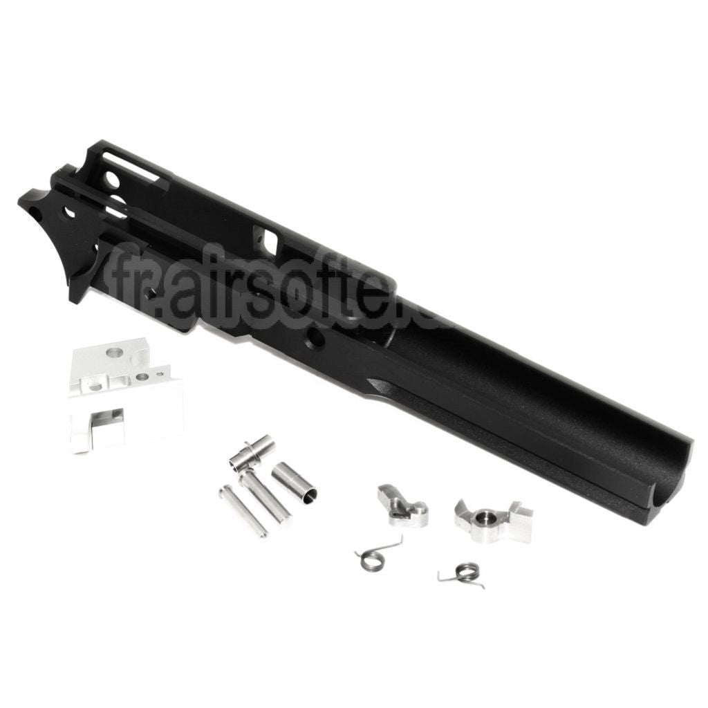 Châssis Sous les rails en aluminium CNC 5KU, Version Type 2, adapté pour Tokyo Marui hi-capa série GBB Pistolet Airsoft