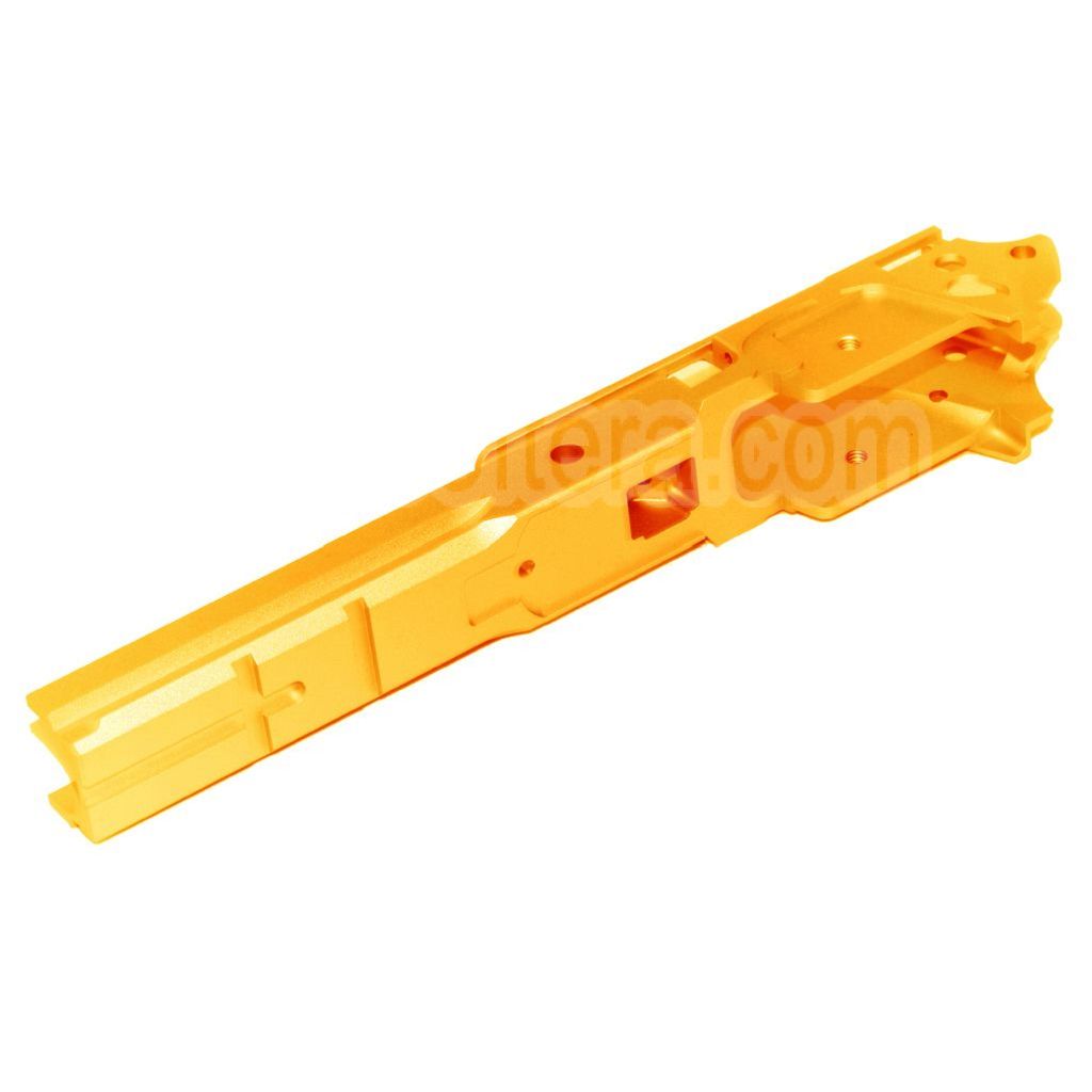 Châssis Sous les rails en aluminium CNC 5KU, Version Type 2, adapté pour Tokyo Marui hi-capa série GBB Pistolet Airsoft