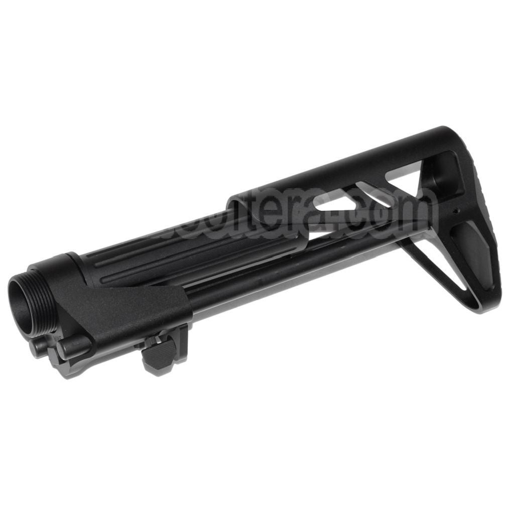 5KU 5-Position MDX Rétractable CQB Crosse Convient pour Tokyo Marui MWS M4 Série GBB Fusil Airsoft Noir