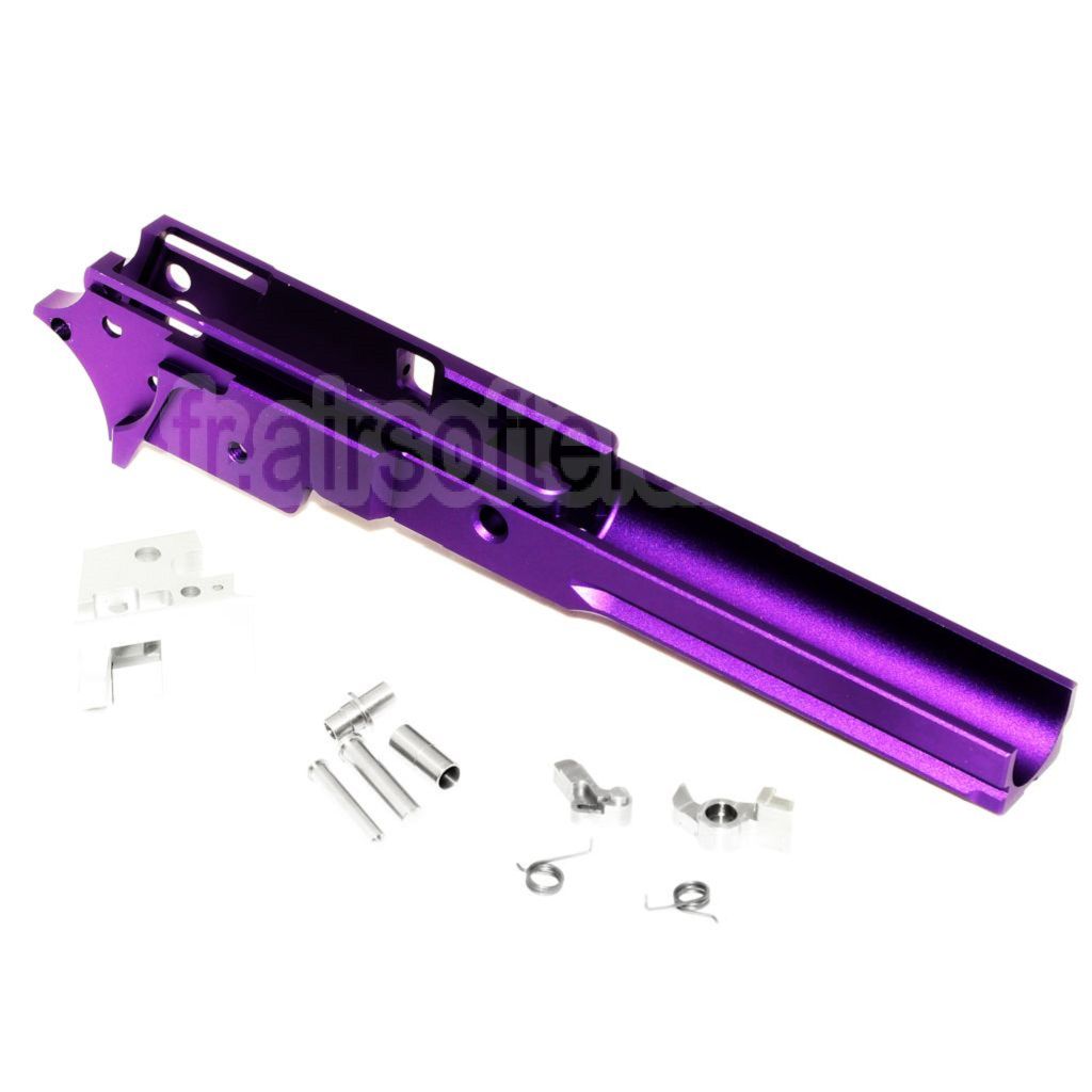 Châssis Sous les rails en aluminium CNC 5KU, Version Type 2, adapté pour Tokyo Marui hi-capa série GBB Pistolet Airsoft