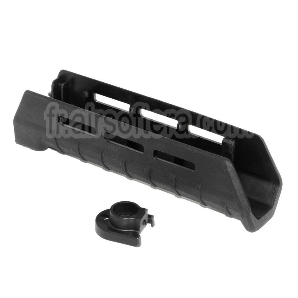 CYMA 198mm Polymère ZHUKOV Style AKM M-LOK Bas Garde-Main System Convient pour CYMA CM077E AK Zhukov Série AEG Fusil Airsoft Noir