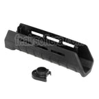 CYMA 198mm Polymère ZHUKOV Style AKM M-LOK Bas Garde-Main System Convient pour CYMA CM077E AK Zhukov Série AEG Fusil Airsoft Noir