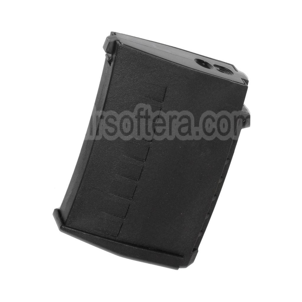 CYMA 100 Billes Polymère Mid-Cap Chargeur Convient pour Real Sword RS / S&amp;T / CYMA / Tokyo Marui SVD Dragunov Série AEG Sniper Fusil Airsoft Noir