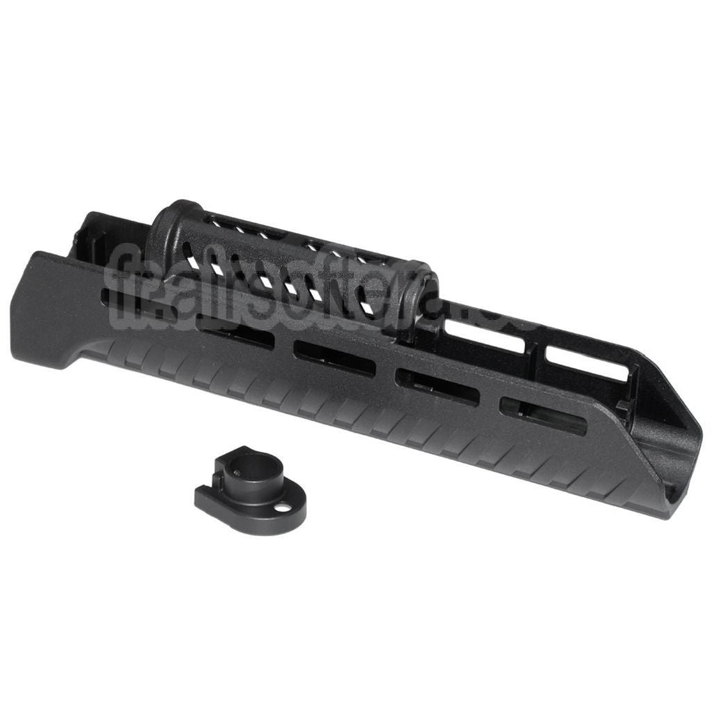 CYMA 110mm/265mm Polymère ZHUKOV Style AKM M-LOK Haut Bas Garde-Main System Convient pour CYMA AK Série AEG Fusil Airsoft Noir