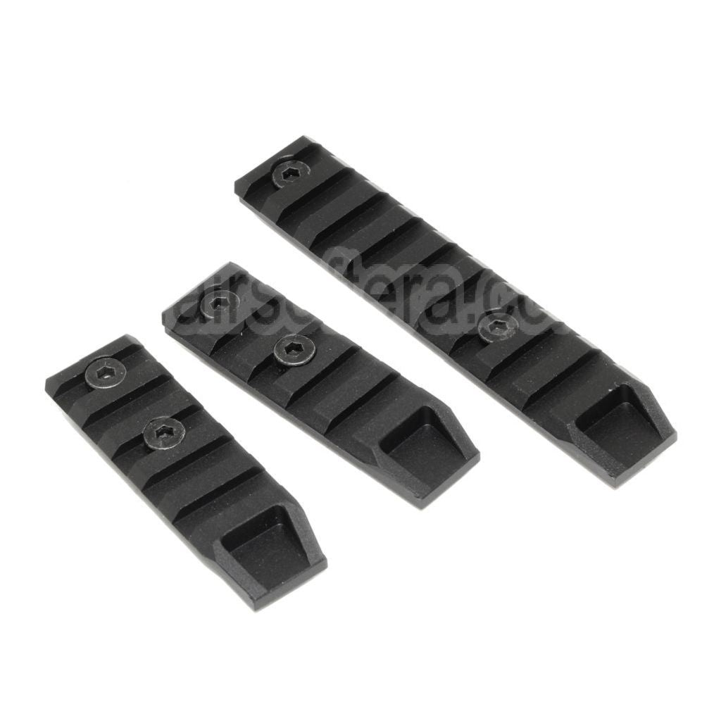 CYMA 3pièces Rail Section Set (9-Slots x1 , 5-Slots x2) Convient pour le système M-Lok