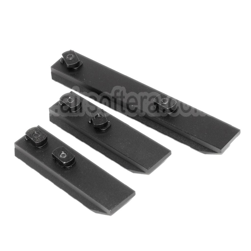 CYMA 3pièces Rail Section Set (9-Slots x1 , 5-Slots x2) Convient pour le système M-Lok