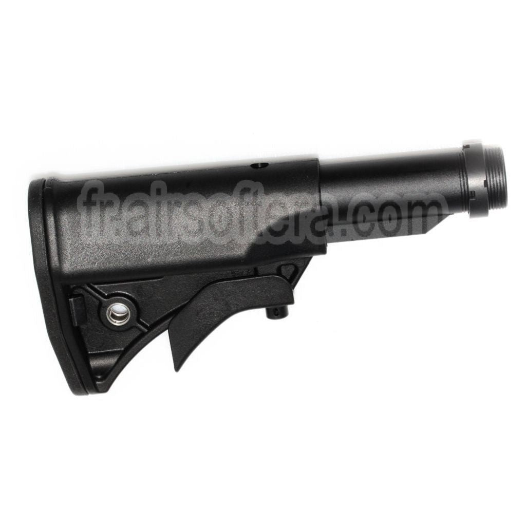 CYMA LWRCI Style Compact Rétractable Crosse avec Crosse Tube Convient pour Platinum Série MP5 AEG Fusil Airsoft Noir