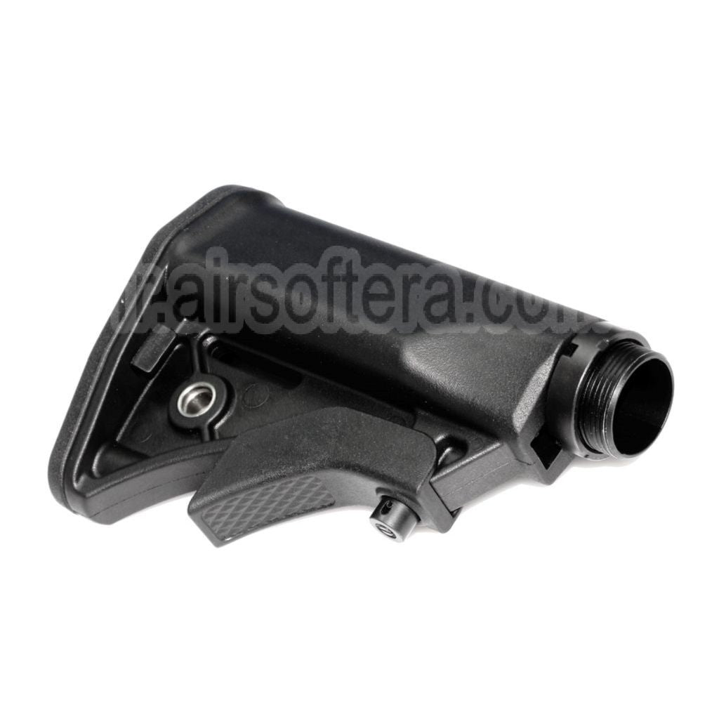 CYMA LWRCI Style Compact Rétractable Crosse avec Crosse Tube Convient pour Platinum Série MP5 AEG Fusil Airsoft Noir