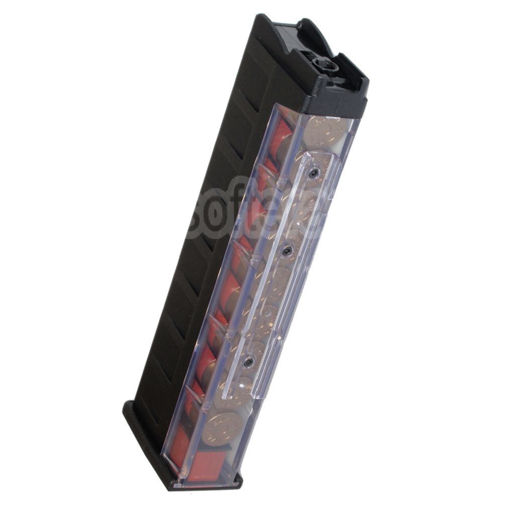 CYMA 100 Billes Mid-Cap Chargeur Convient pour EMG SGR-12 CYMA CM102 Série AEG Shotgun Airsoft Noir