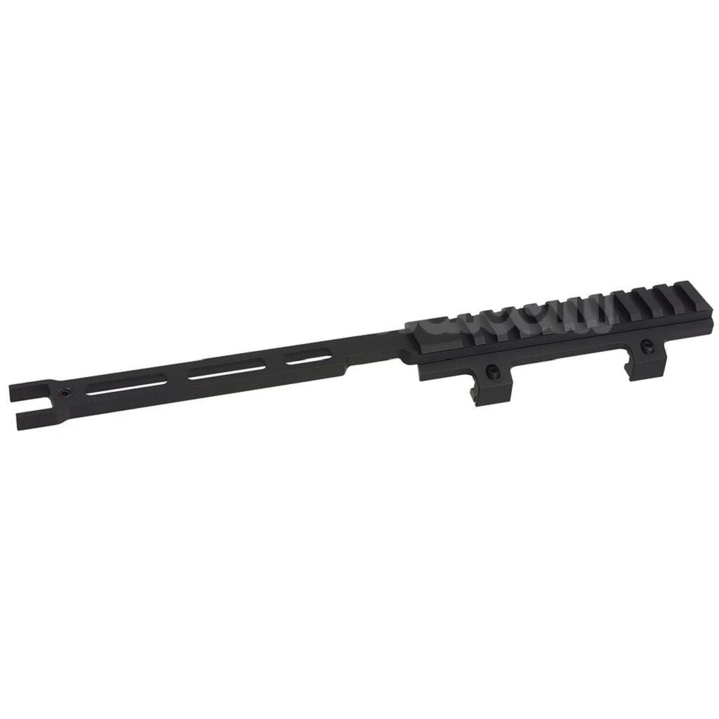 CYMA 295mm Extended Top Rail Viseur Montage Convient pour CYMA Tokyo Marui MP5 Série AEG Fusil Airsoft Noir