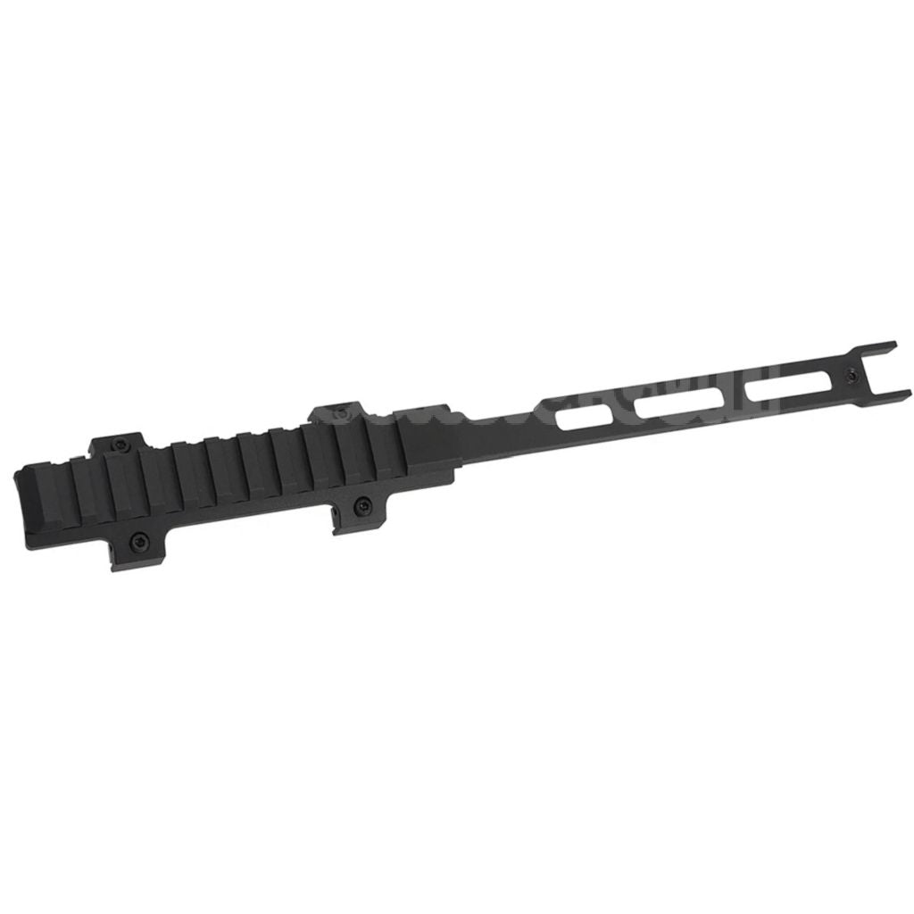 CYMA 295mm Extended Top Rail Viseur Montage Convient pour CYMA Tokyo Marui MP5 Série AEG Fusil Airsoft Noir