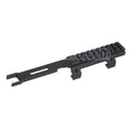 CYMA 215mm Extended Top Rail Viseur Montage Convient pour CYMA Tokyo Marui MP5K Série AEG Fusil Airsoft Noir